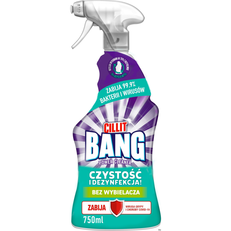 CILLIT BANG Płyn Czystość i Dezynfekcja spray 750ml