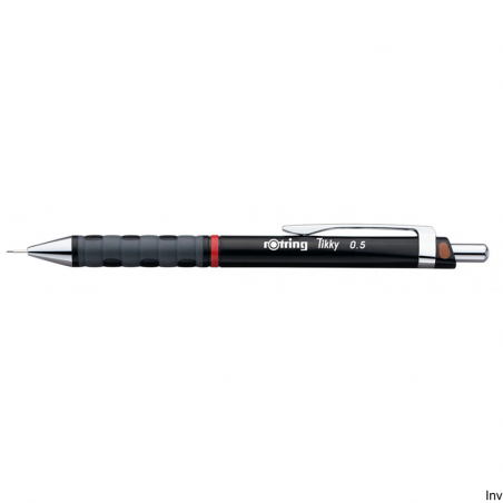 Ołówek automatyczny 0,5 mm czarny Rotring Tikky III z gumką