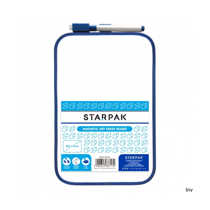 Tablica suchościeralna z pisakiem 405594 STARPAK - 1