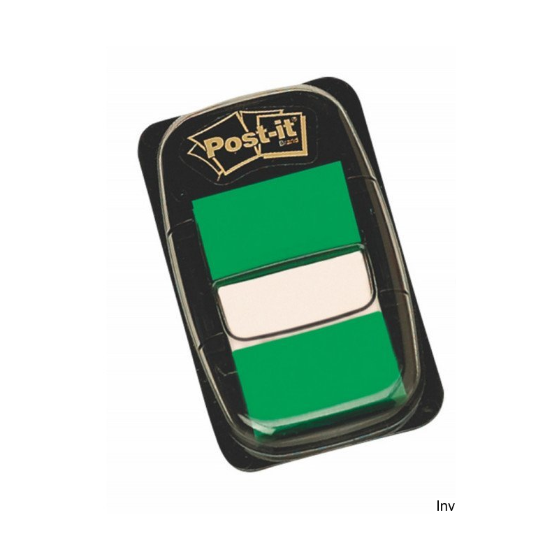Zakładki indeksujące Post-it 25x43 mm zielone 50 sztuk 3M