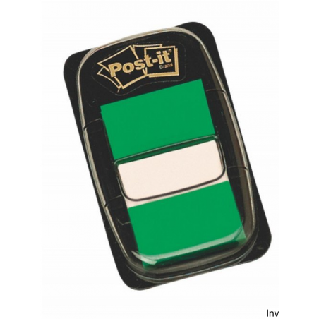 Zakładki indeksujące Post-it 25x43 mm zielone 50 sztuk 3M