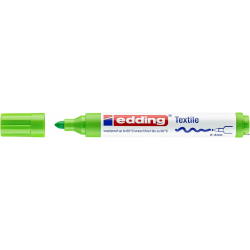 Marker do tkanin Edding 4500/011/JZI okrągła końcówka 3 mm jasny zielony