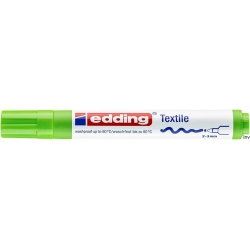 Marker do tkanin Edding 4500/011/JZI okrągła końcówka 3 mm jasny zielony