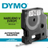 Taśma Dymo D1 6 mm x 7 m czarna/biała do drukarek etykiet