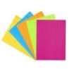 PAKIET Teczka z gumką OFFICE PRODUCTS, Fluo soft touch, karton/lakier, A4, 320gsm, 3-skrz., mix kolorów