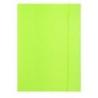 PAKIET Teczka z gumką OFFICE PRODUCTS, Fluo soft touch, karton/lakier, A4, 320gsm, 3-skrz., mix kolorów