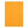 PAKIET Teczka z gumką OFFICE PRODUCTS, Fluo soft touch, karton/lakier, A4, 320gsm, 3-skrz., mix kolorów