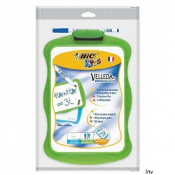 Tablica suchościeralna BIC Kids Velleda 30 x 20 cm z markerem i wymazywaczem, blister 1 sztuka