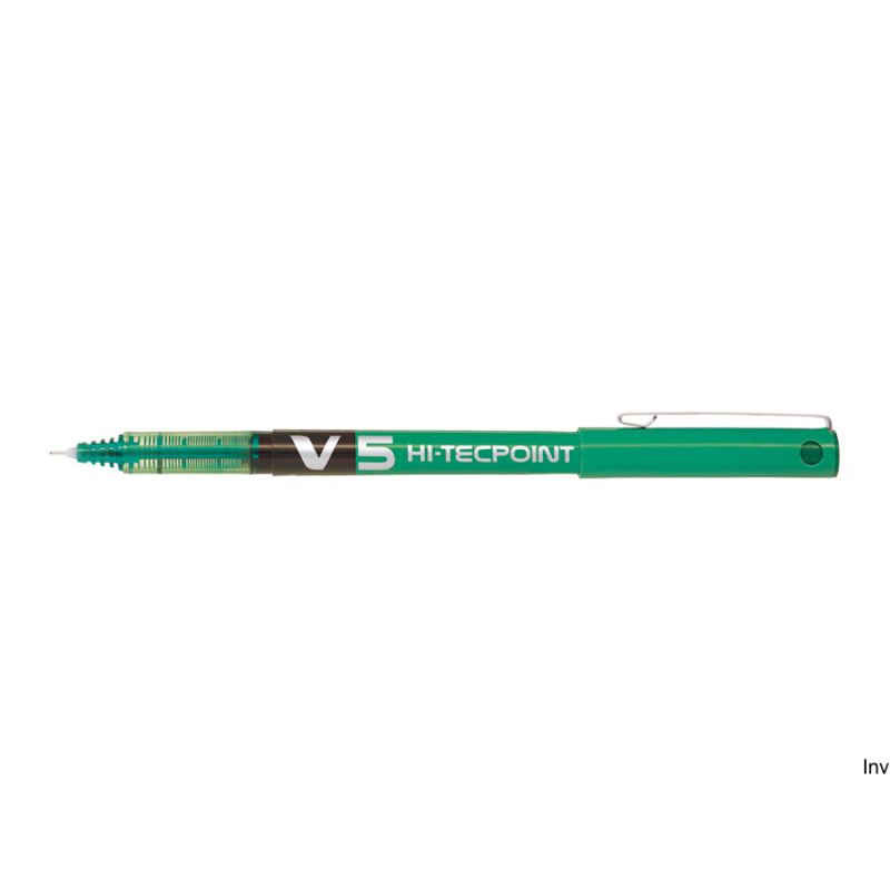 Cienkopis Pilot V5 zielony 0,30 mm, precyzyjna igłowa końcówka, idealny dla leworęcznych