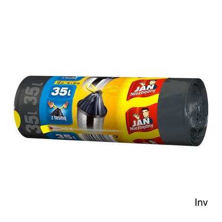 JAN NIEZBĘDNY Worki HD Classic taśma 35l 18 szt. 10473 - 1