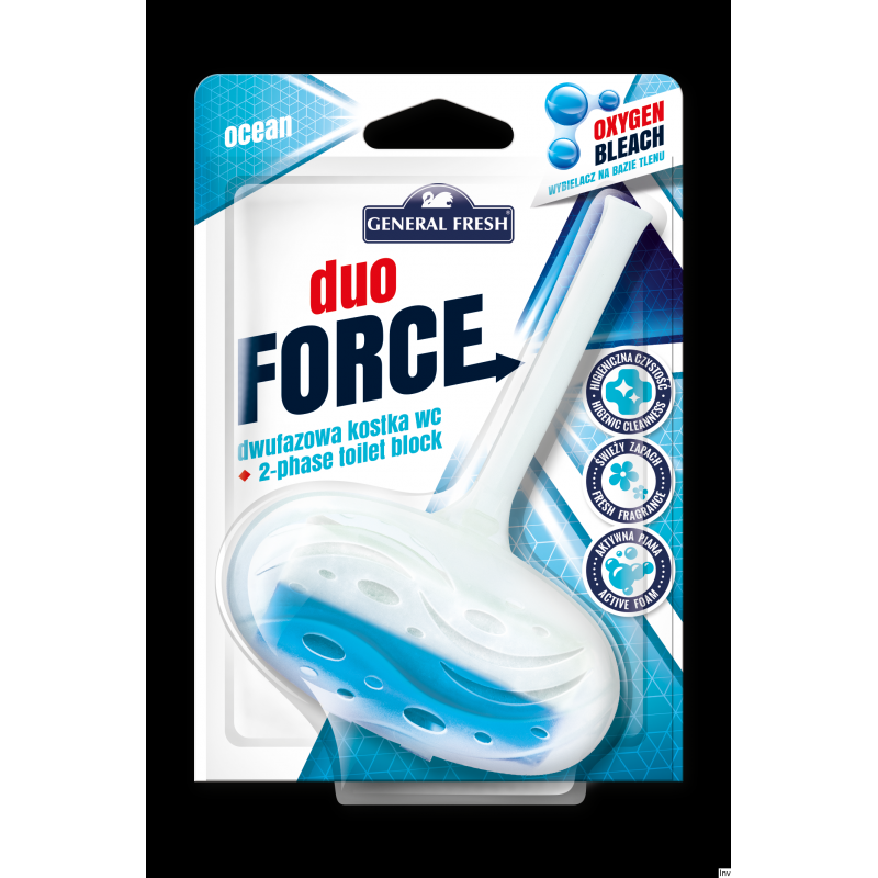 Kostka do WC DUO FORCE 40g morze General Fresh