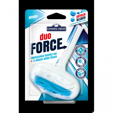 Kostka do WC DUO FORCE 40g morze General Fresh