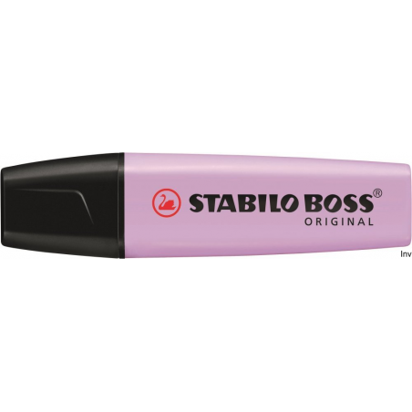 Zakreślacz STABILO BOSS pastelowy lila 70/155, tusz na bazie wody, szerokość linii 2-5 mm