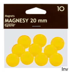 Magnesy kolorowe 20 mm...