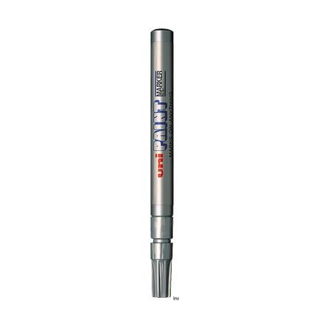 Marker olejowy Uni PX-21 srebrny 0,8-1,2 mm do powierzchni gładkich i szorstkich