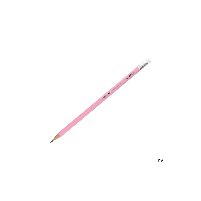 Ołówek Stabilo Swano Pastel różowy HB z gumką 2.2 mm