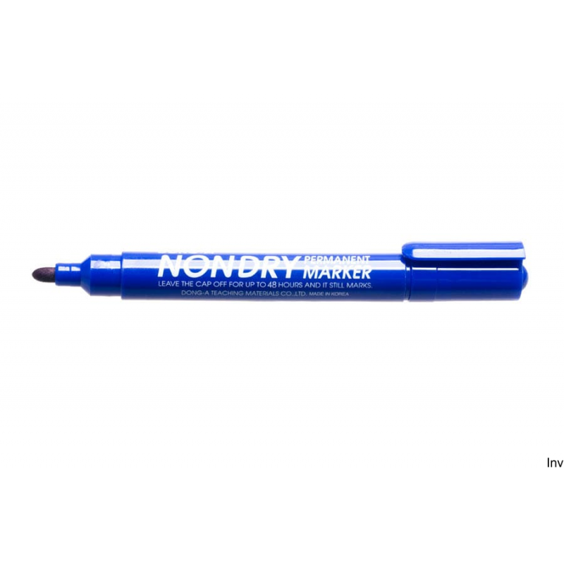 Marker permanentny niebieski 2 mm okrągła końcówka Dong-A