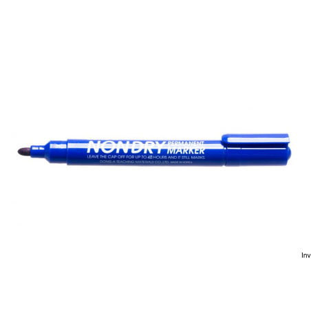 Marker permanentny niebieski 2 mm okrągła końcówka Dong-A