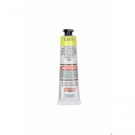 Farba akrylowa KOH-I-NOOR 162708 żółć 0205 40ml