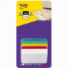 Post-It 3M Zakładki Indeksujące Wygięte 50,8x38mm 4 Kolory 4x6 Sztuk