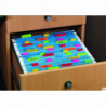 Post-It 3M Zakładki Indeksujące Wygięte 50,8x38mm 4 Kolory 4x6 Sztuk