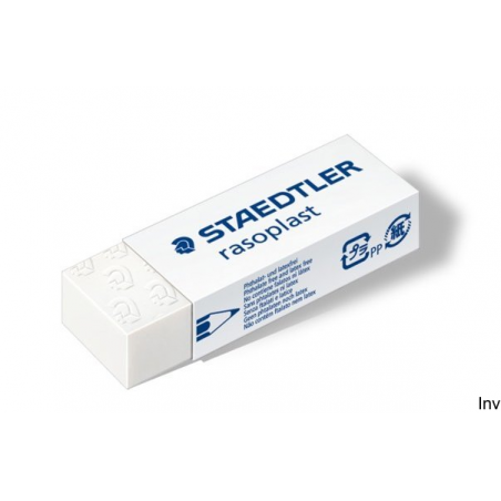 Gumka rasoplast mini Staedtler S 526 B20 niebieska do wycierania atramentu 65 x 23 x 13 mm