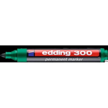 Edding Foliopis 300-4 zielony okrągła końcówka 1,5-3 mm, marker niezmywalny do różnych powierzchni