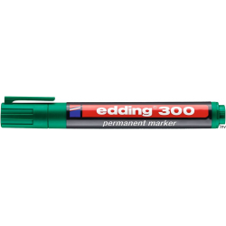 Edding Foliopis 300-4 zielony okrągła końcówka 1,5-3 mm, marker niezmywalny do różnych powierzchni