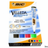 Marker suchościeralny BIC Velleda Ecolutions 1701 mix 4 sztuki, czarny, czerwony, niebieski, zielony