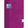 Brulion A5 96 kartek z marginesem Oxford TOUCH, twarda oprawa, czerwona spirala, mikroperforacja, aplikacja Scribzee
