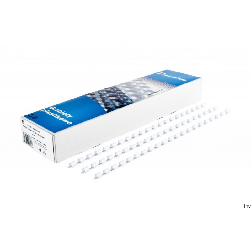 Grzbiet do bindowania Dotts 16 mm biały (100 sztuk)