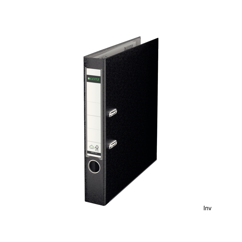 Segregator Leitz A4 52 mm czarny 180° na 600 kartek z etykietą i metalowymi okuciami
