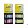 Zakładki indeksujące D.Rect PET Z-TYPE 43x25 mm neon zielone/żółte 2x50 sztuk 960124