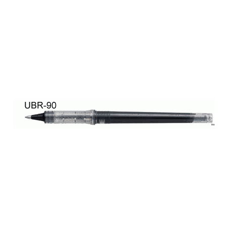Wkład UBR-90 czarny do pióra kulkowego UNI UB-200, tusz pigmentowy, wodoodporny, 0,8 mm