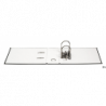 Donau Segregator A5 75mm żółty, tektura 2,1mm, ekologiczna folia PP, metalowa dźwignia, 2 lata gwarancji