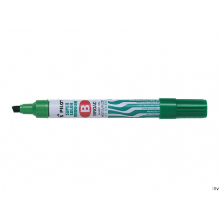 Marker permanentny Pilot SCA-B zielony, ścięta końcówka, grubość linii 2-4,5 mm, długość linii 200 m