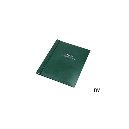 Teczka do akt osobowych A4 zielona Barbara 1822002