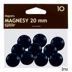 Magnesy czarne 20 mm Grand,...