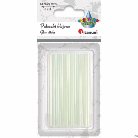 Klej do pistoletu Q11x100mm 6 sztuk TITANUM
