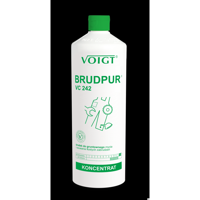 Voigt Brudpur VC242 - Środek do gruntownego mycia i usuwania tłustych zabrudzeń, 1l