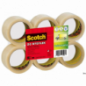 Taśma pakowa Scotch 3M HOT-MELT 50mm x 66m transparentna kauczukowa do wysyłek