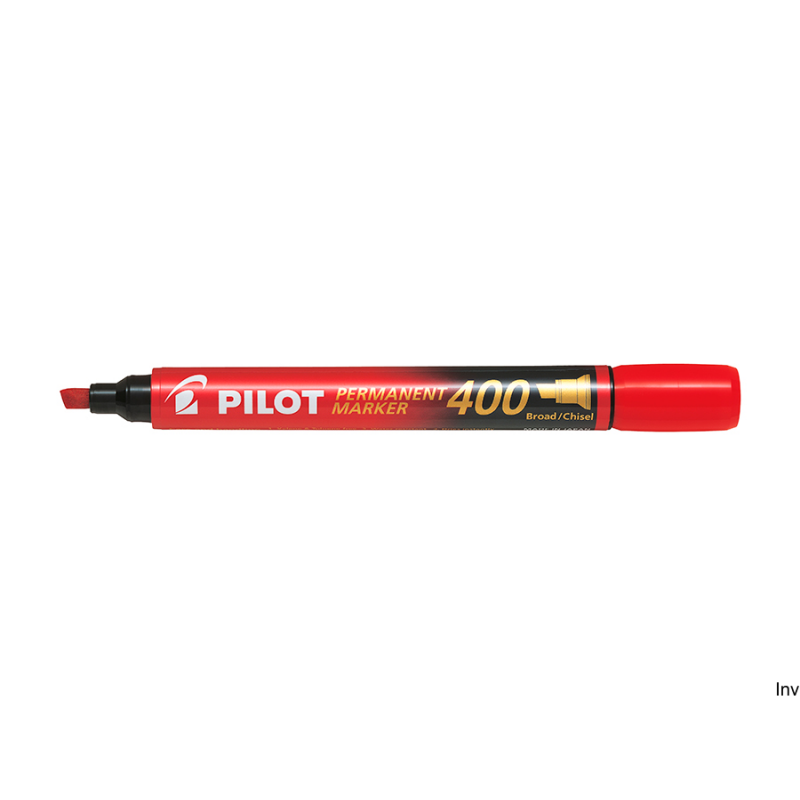 Marker permanentny czerwony Pilot SCA-400, 4 mm, wodoodporny, fibrowa końcówka