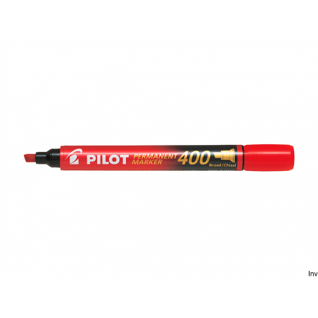 Marker permanentny czerwony Pilot SCA-400, 4 mm, wodoodporny, fibrowa końcówka