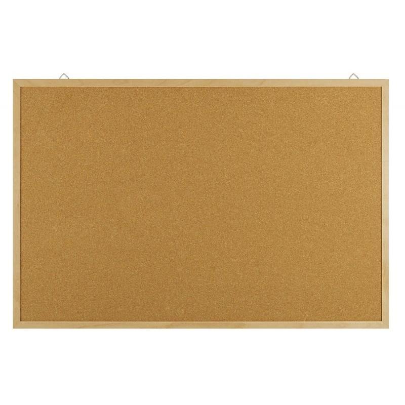 PAKIET Tablica korkowa OFFICE PRODUCTS, 150x100cm, rama drewniana