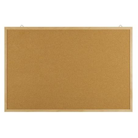 PAKIET Tablica korkowa OFFICE PRODUCTS, 150x100cm, rama drewniana