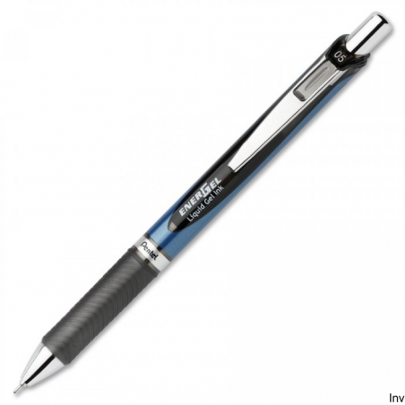 Cienkopis kulkowy 0,5 mm czarny Pentel EnerGel BLN75-A z szybkoschnącym tuszem żelowym