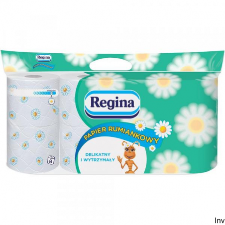 Papier toaletowy REGINA 3 warstwowy zapach rumiankowy 8 rolek
