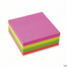 Bloczki samoprzylepne Esselte 75x75 mm neonowe 320 kartek w kostce