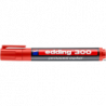 Edding Foliopis 300-2 czerwony marker niezmywalny okrągła końcówka 1,5-3 mm