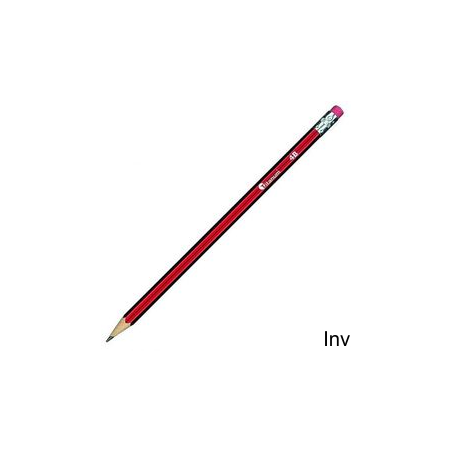 Ołówek techniczny z gumką H (12) Titanium Anum 83719 czarny-czarny